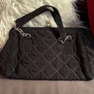 Vera Bradley-Elegant Black Quilted Handbag